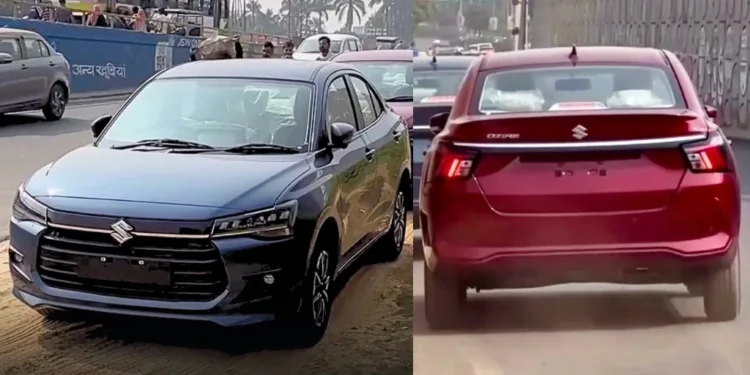 New Maruti Dzire Leaked