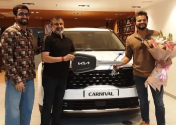 Suresh Raina with New Kia Carnival