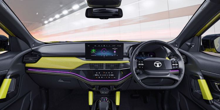 Tata Harrier EV interior