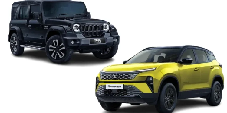 Tata Harrier vs Thar ROXX