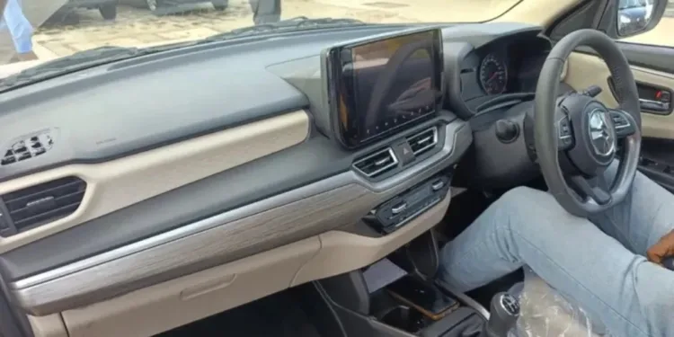 New Maruti Dzire interior