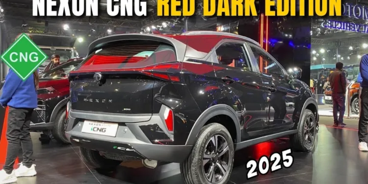 Nexon CNG Red Dark Edition